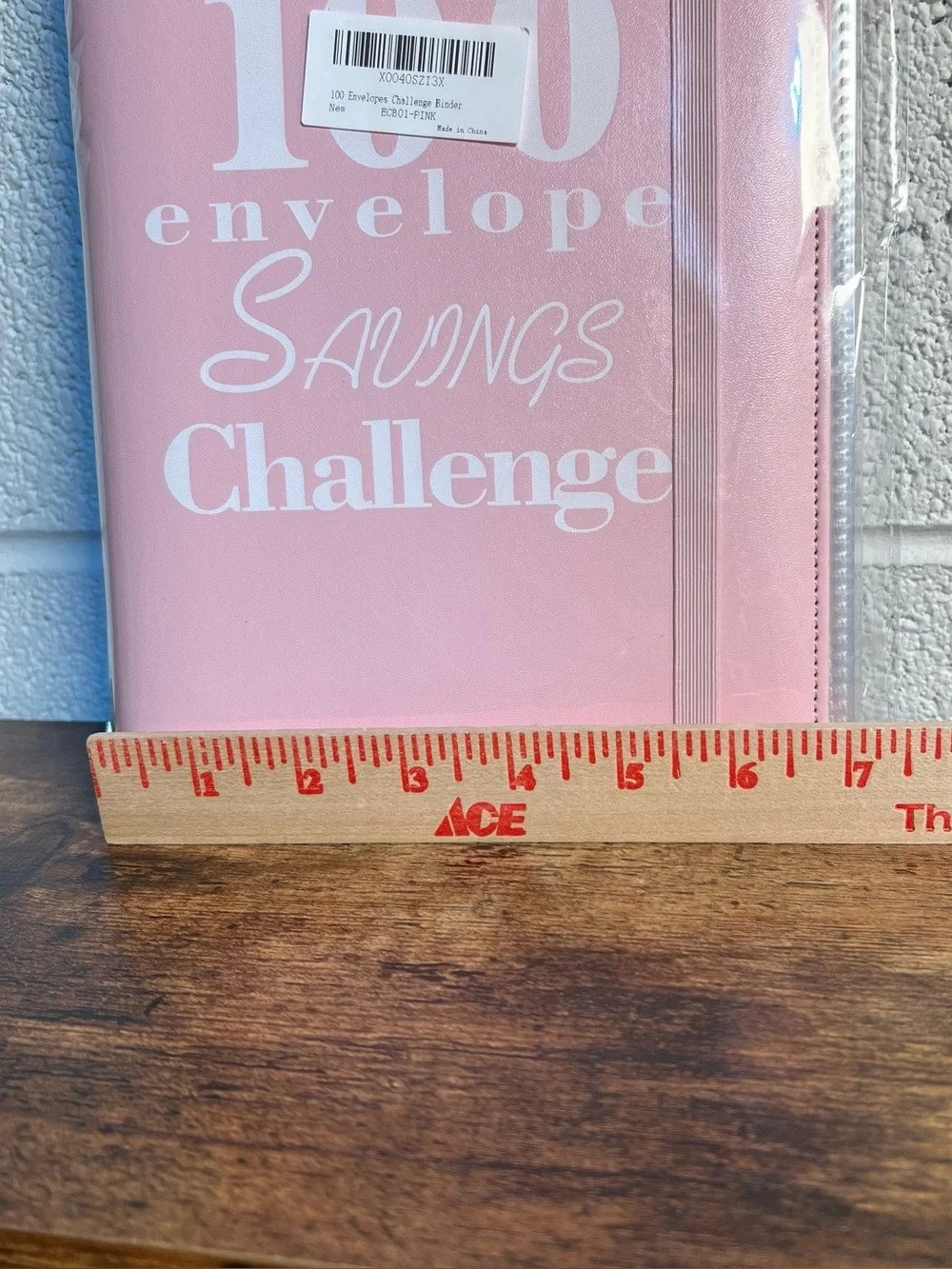 100 Envelope Savings Challenge Book Pink Binder Savings Thrifty Planner